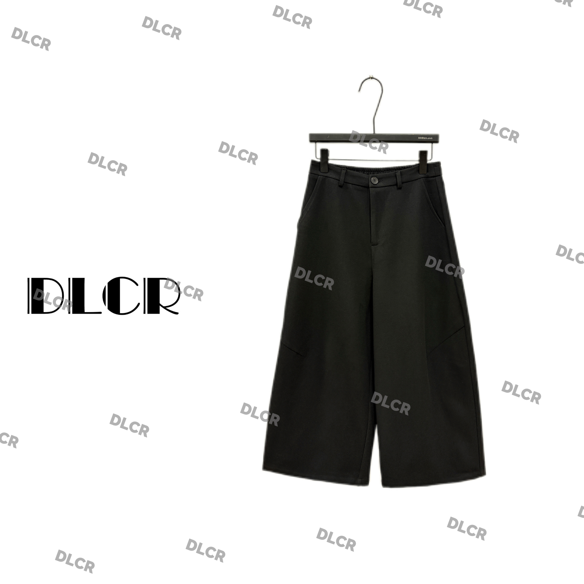 DLCR【大琳】2025秋冬款上新时尚休闲百搭设计师高腰八分裤