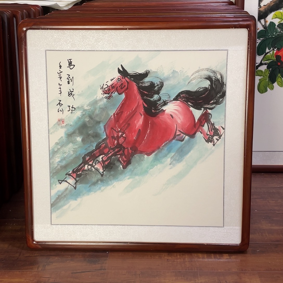 国画带框尺寸63*63厘米