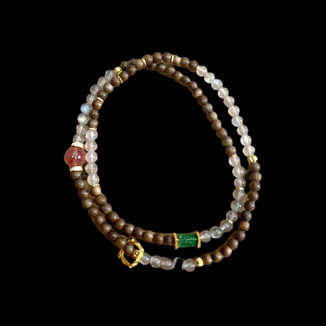 6482月光石手串孤品