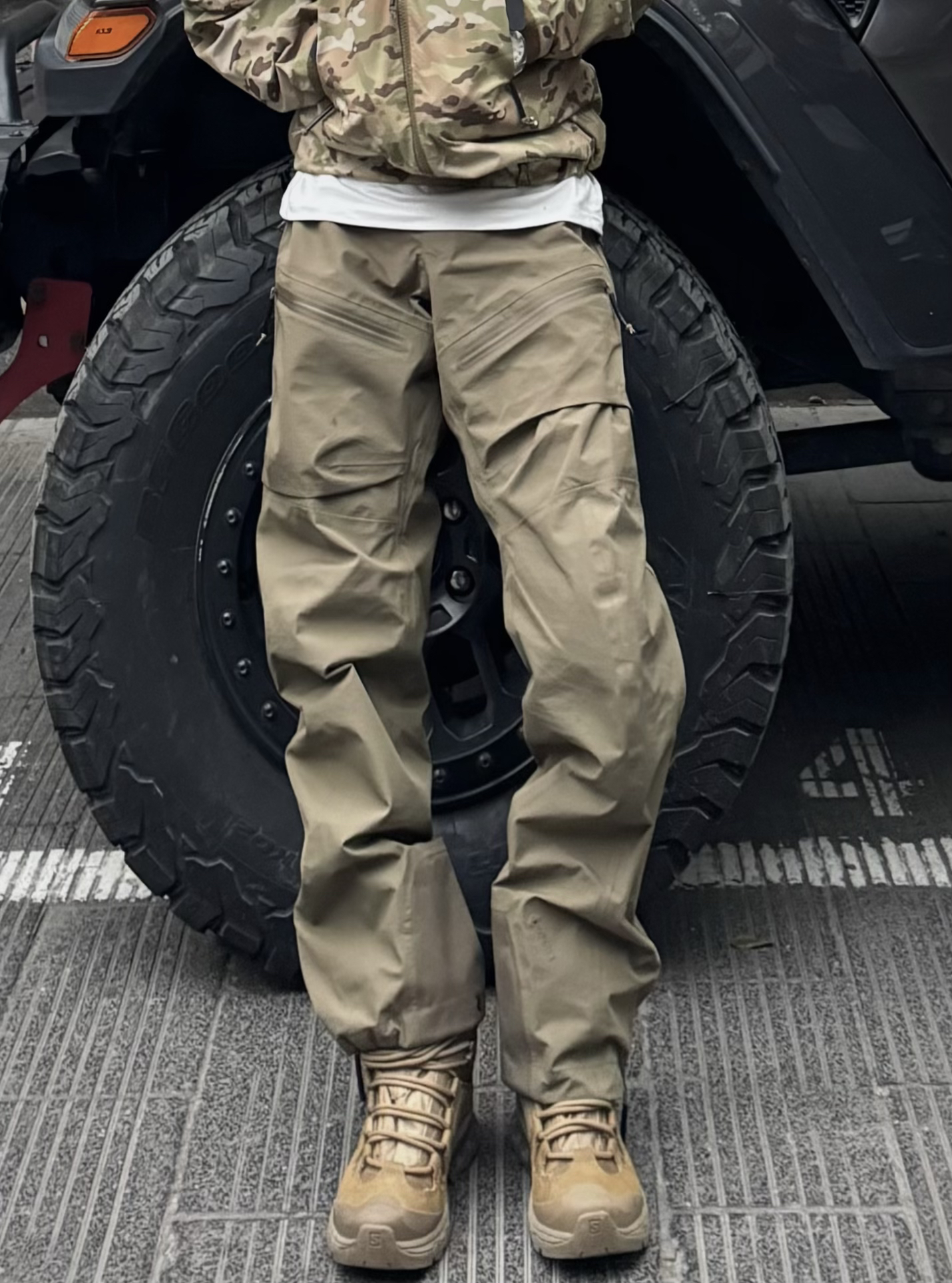Ss男人的荷尔蒙 军鸟硬壳二代防水冲锋裤秋冬防风耐磨功能战术裤
