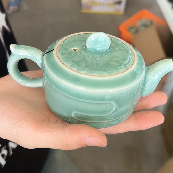 龙泉云间青瓷小米茶器