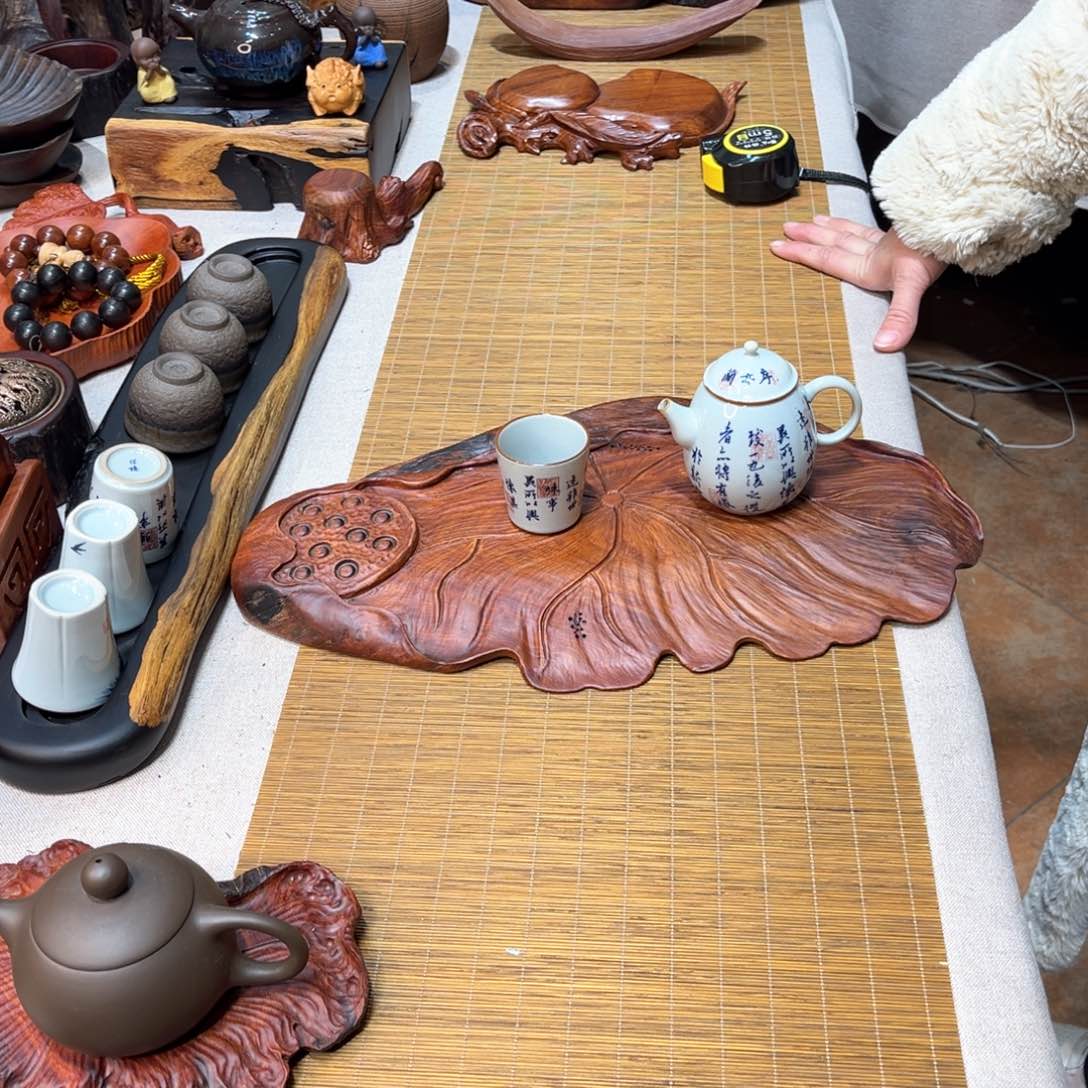 缅甸花梨荷叶干泡