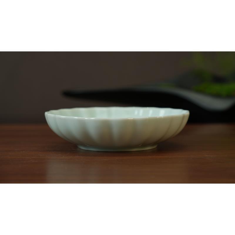  8寸菊花汤盘 影青联盟餐具甄选
