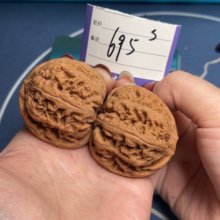 文玩核桃把件粗筋45