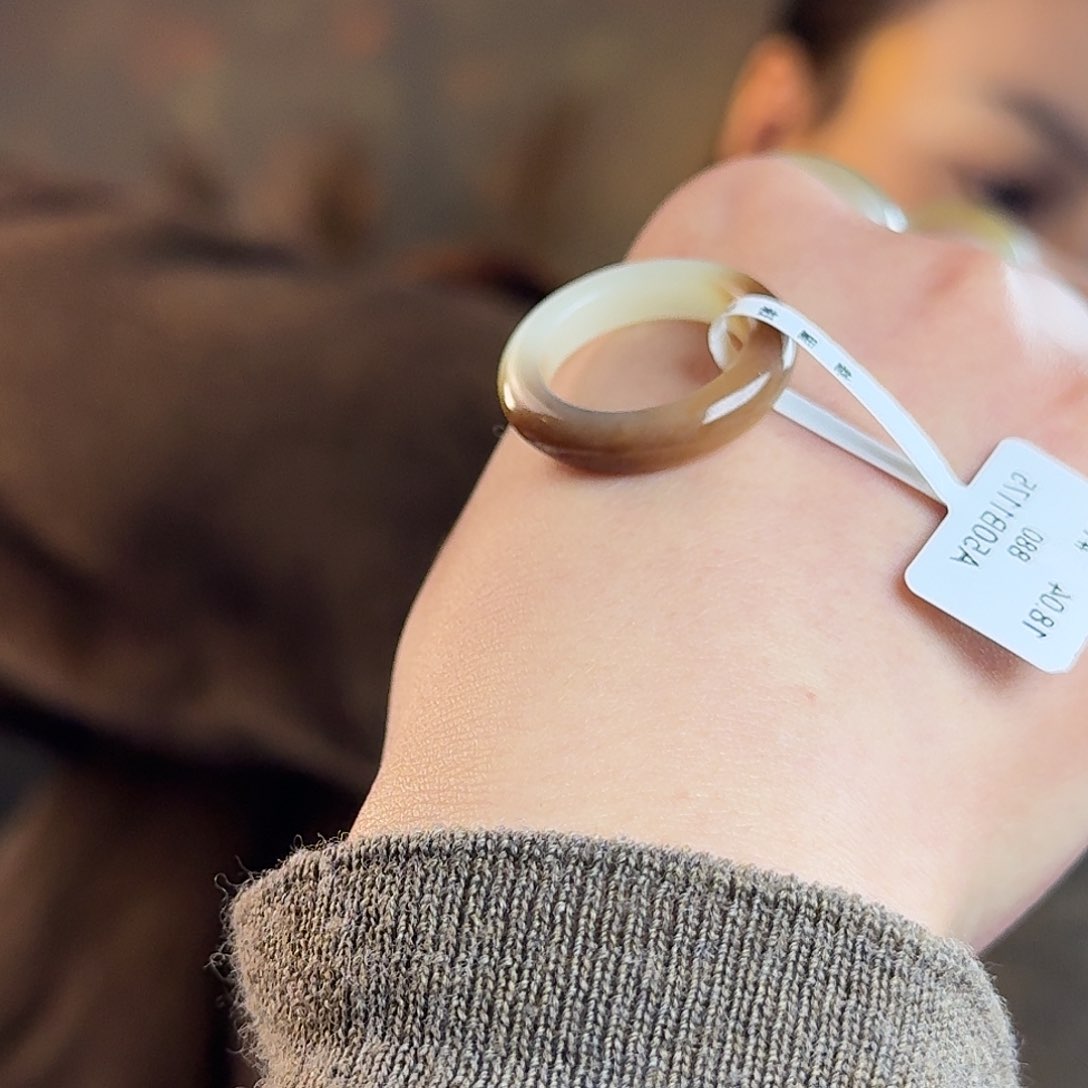 和田玉戒指未镶嵌港16 18.04