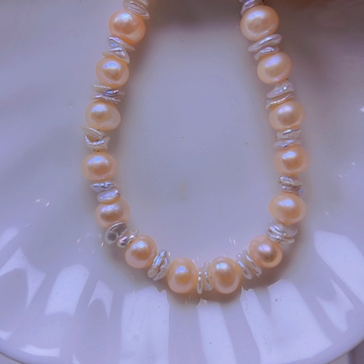 淡水珍珠手绳合金