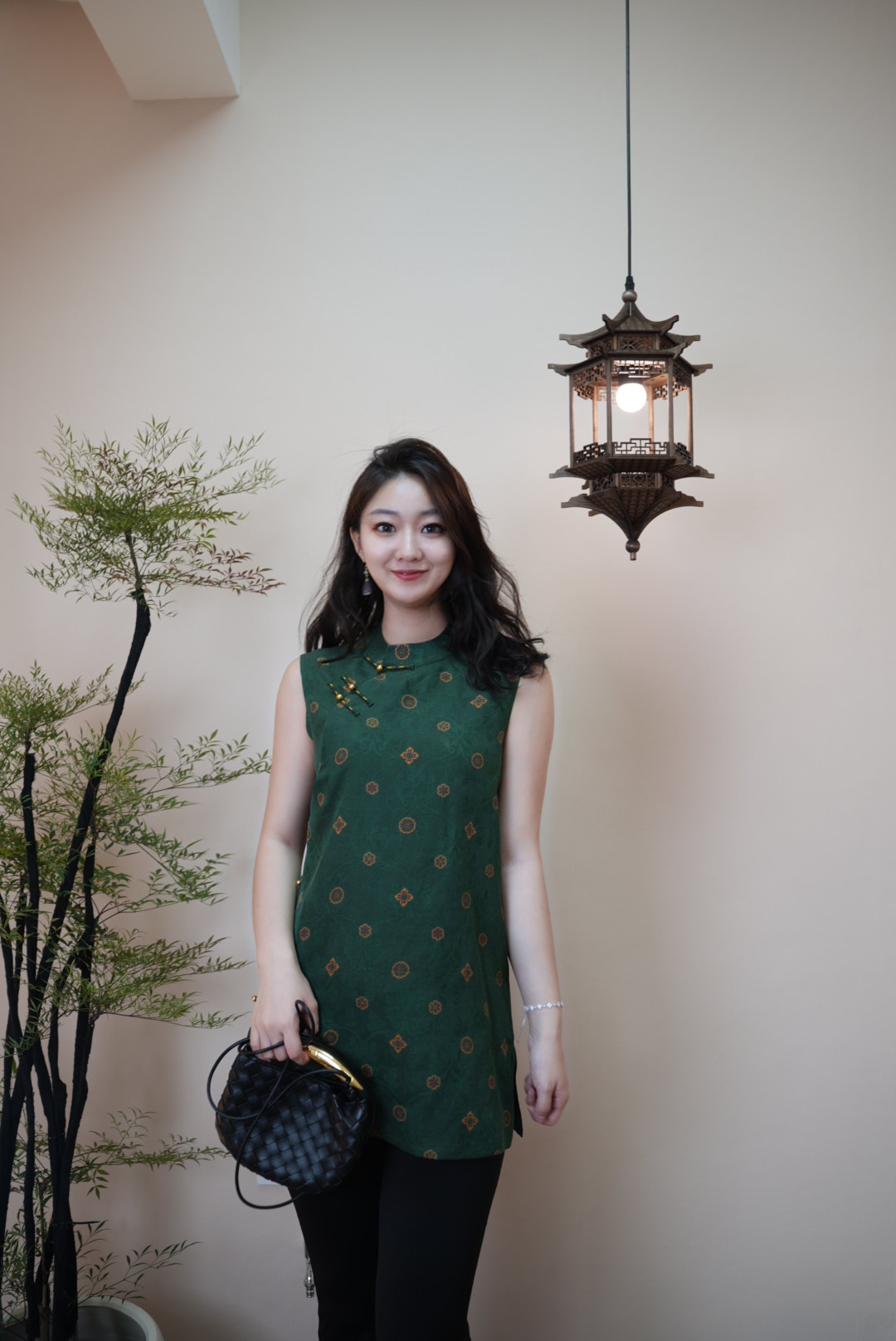 宝相花香云纱百搭款上衣