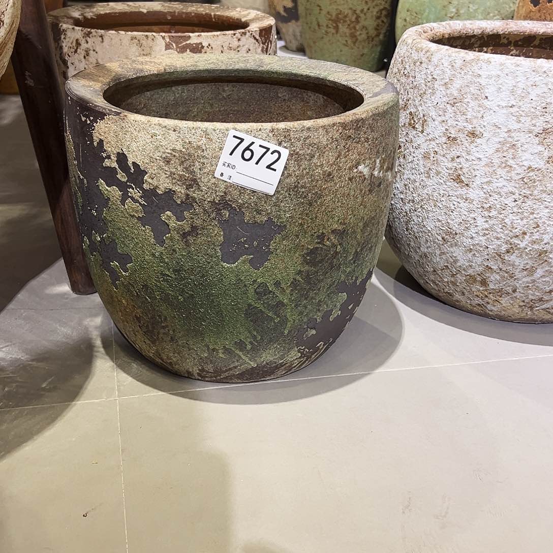 瓶7672高28口25陶瓷花瓶无孔