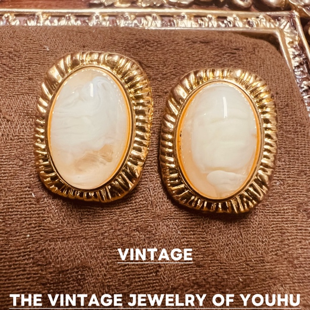 铜合金耳饰 【晨曦】281椭圆气质轻奢耳钉