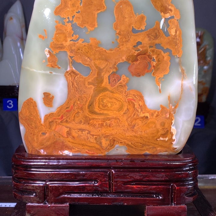 石材天然原石摆件