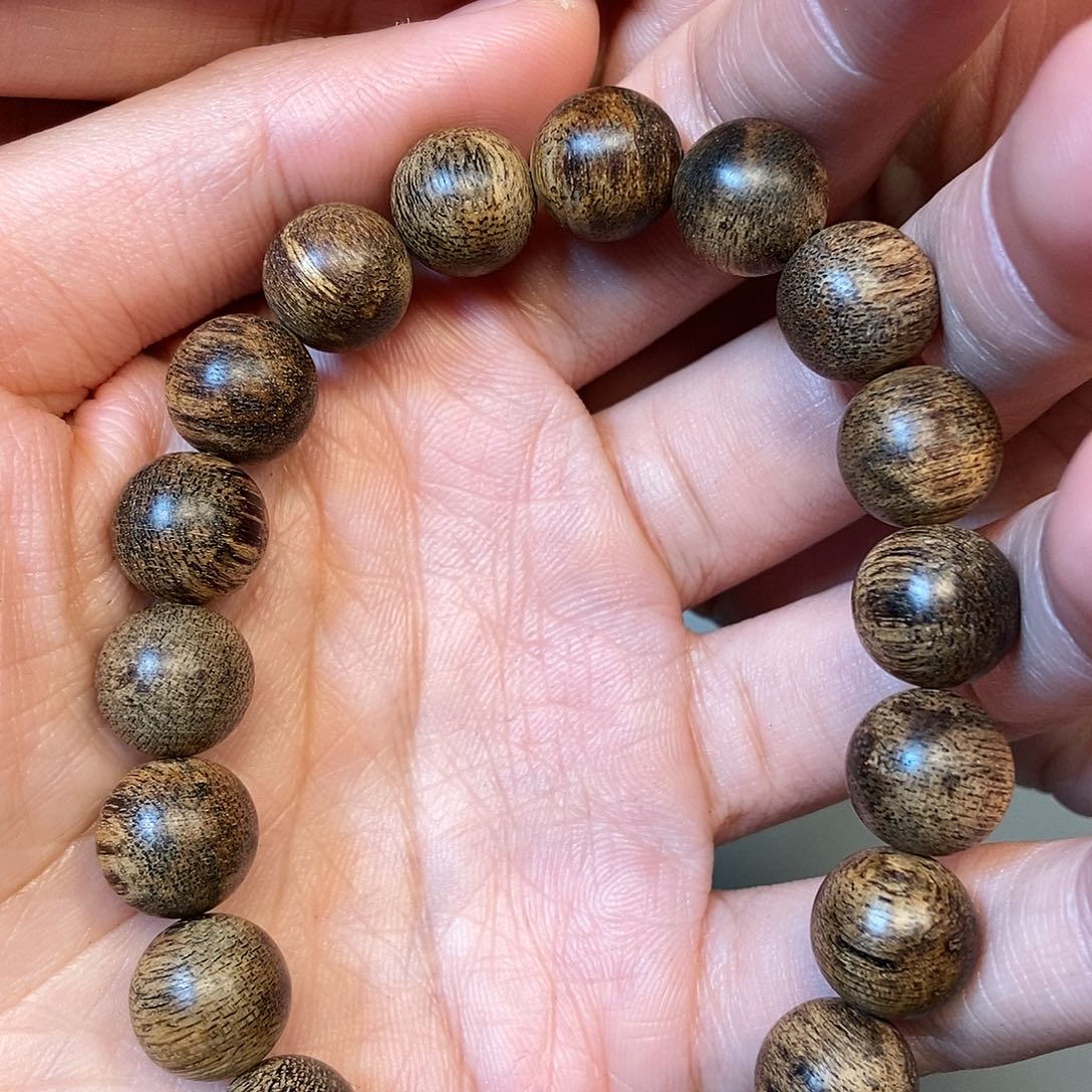 沉香手串天然野登流眉1.1，11克，03