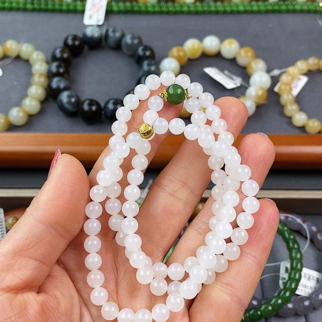 和田玉手链未镶嵌