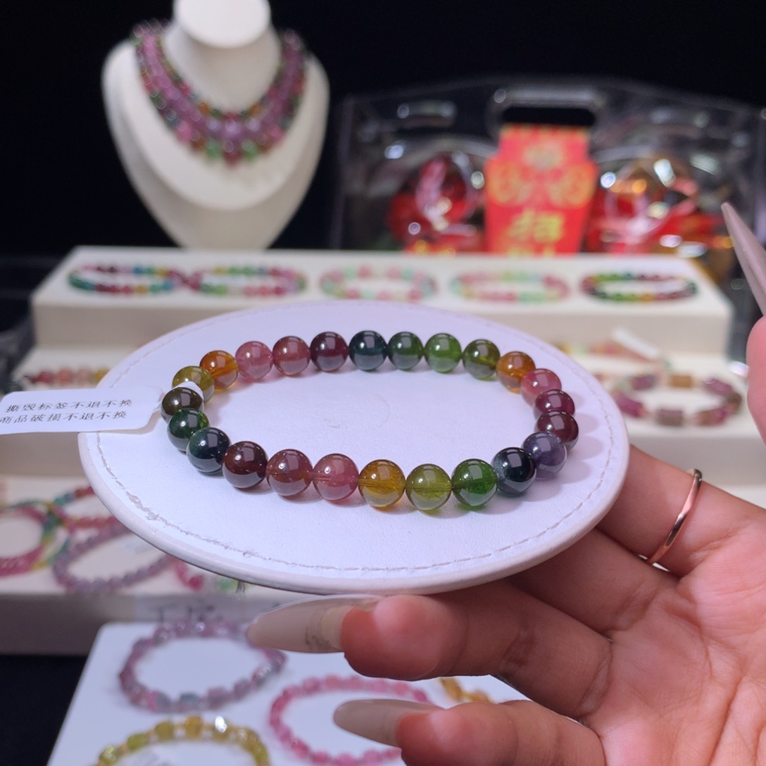 碧玺手链未镶嵌碧玺