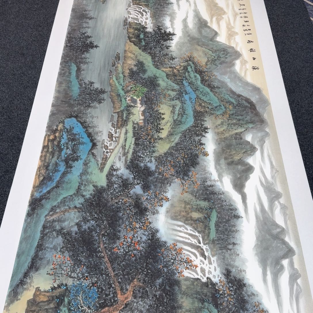 国画国画作品山水花鸟纯手绘