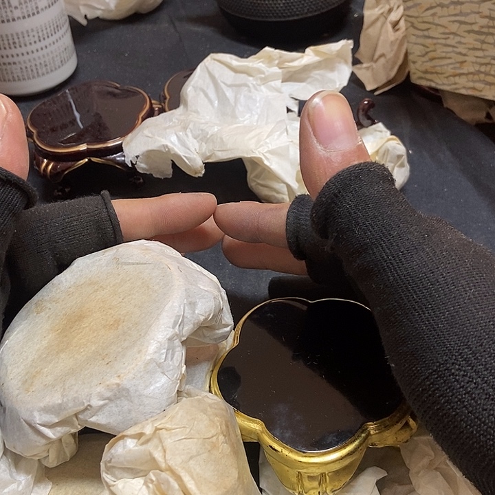 你***个中古杂项回流瓷器