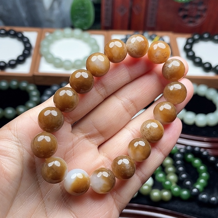 华***雄和田玉未镶嵌手串