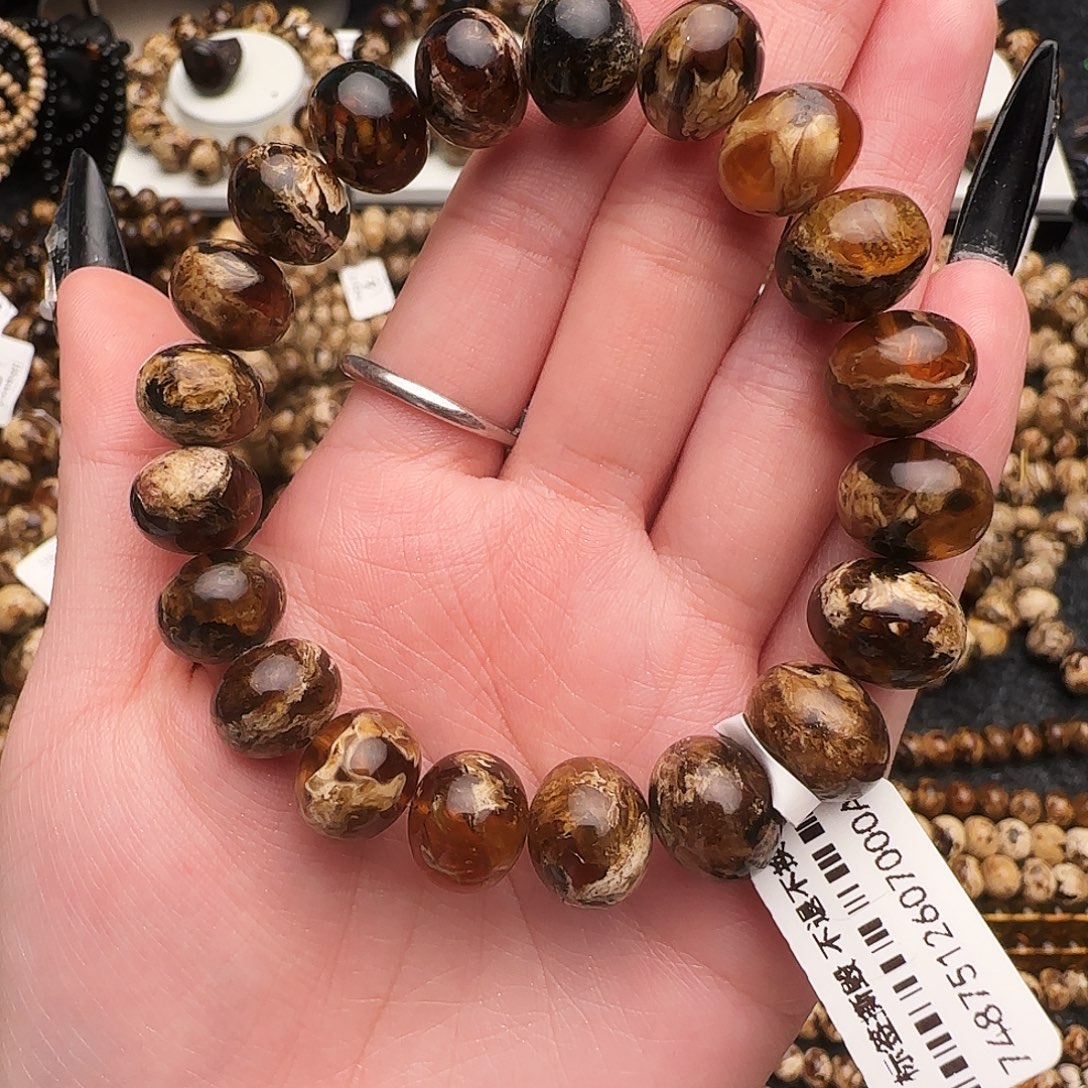 琥珀未镶嵌手链抚顺琥珀