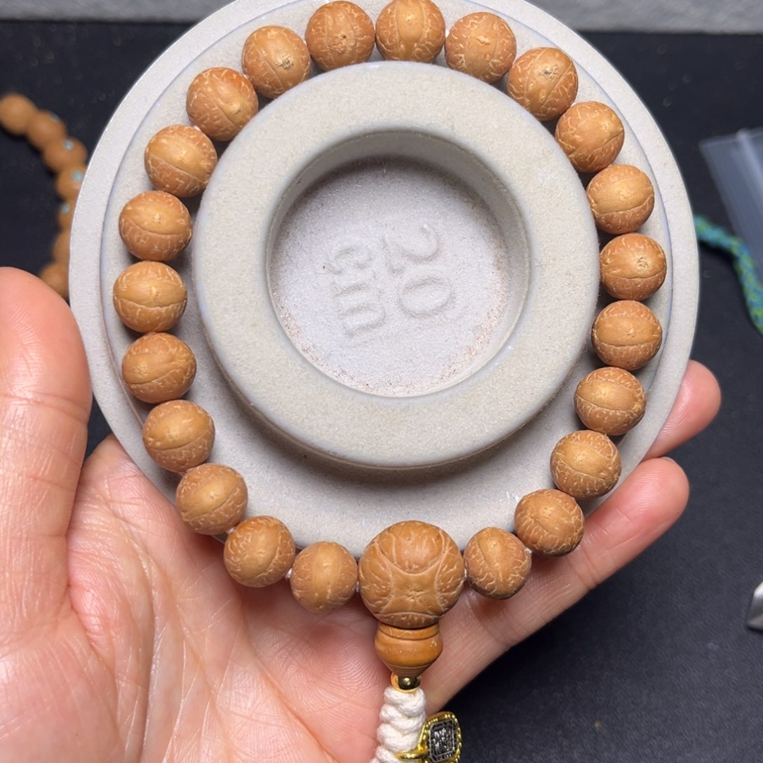 凤眼菩提吊坠沙**卡11.5mm精品手串