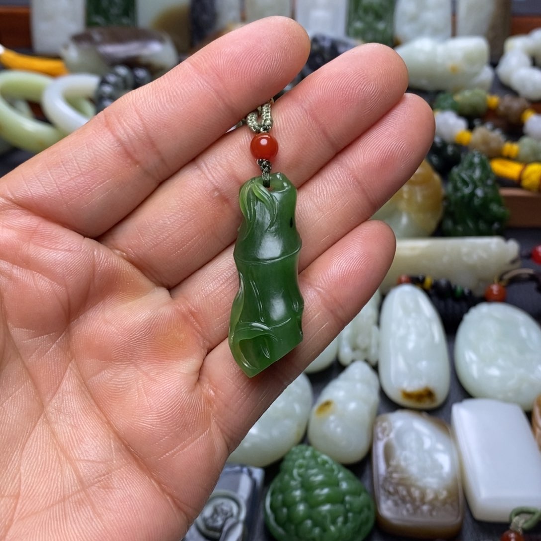 颈饰未镶嵌和田玉风****9