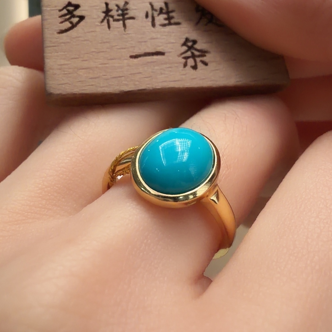 绿松石银S925镶嵌颈饰