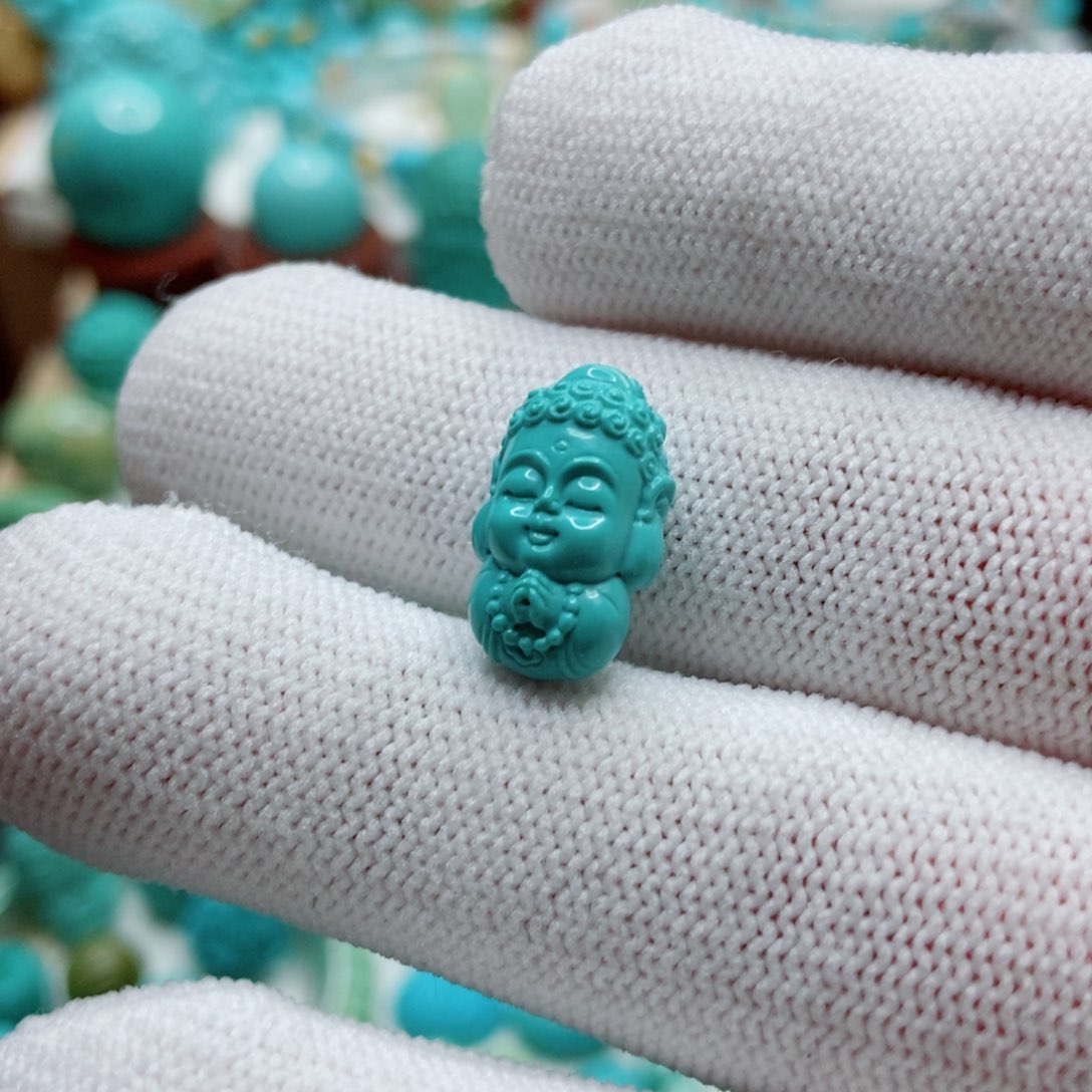 绿松石未镶嵌珠子