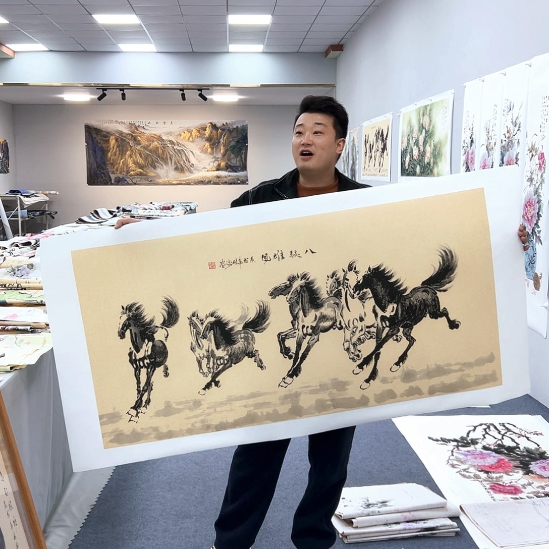 国画国画作品宣纸纯手绘