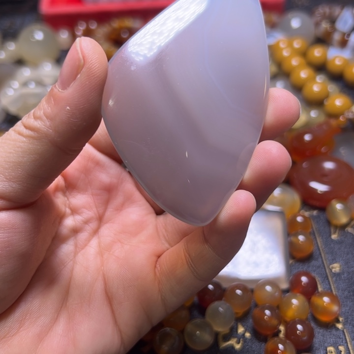 大***王玛瑙/玉髓合金颈饰002.10