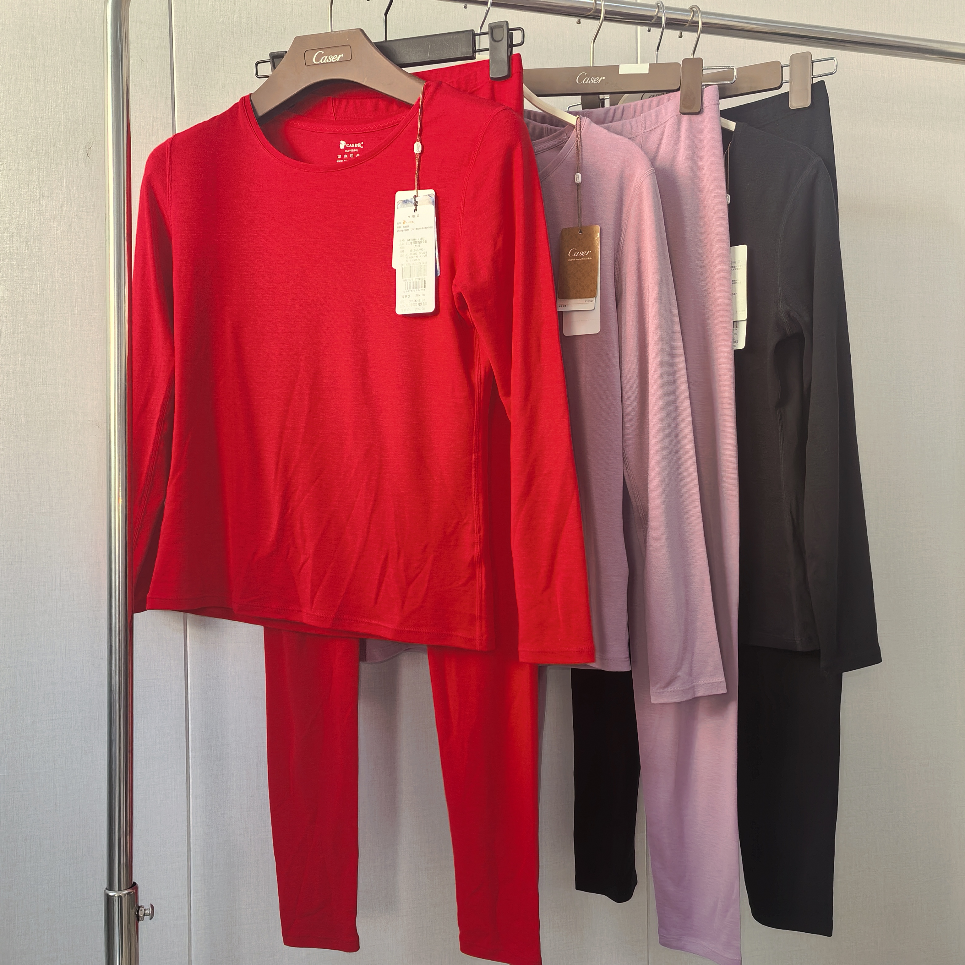 caser【新品】女士馨思特圆领套装常规厚度DWE56-5182