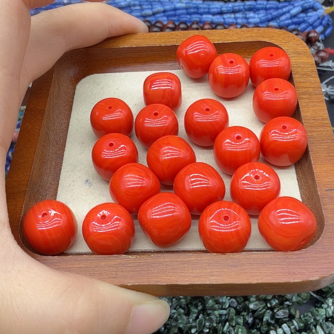 水晶未镶嵌珠宝半成品15m老型3颗