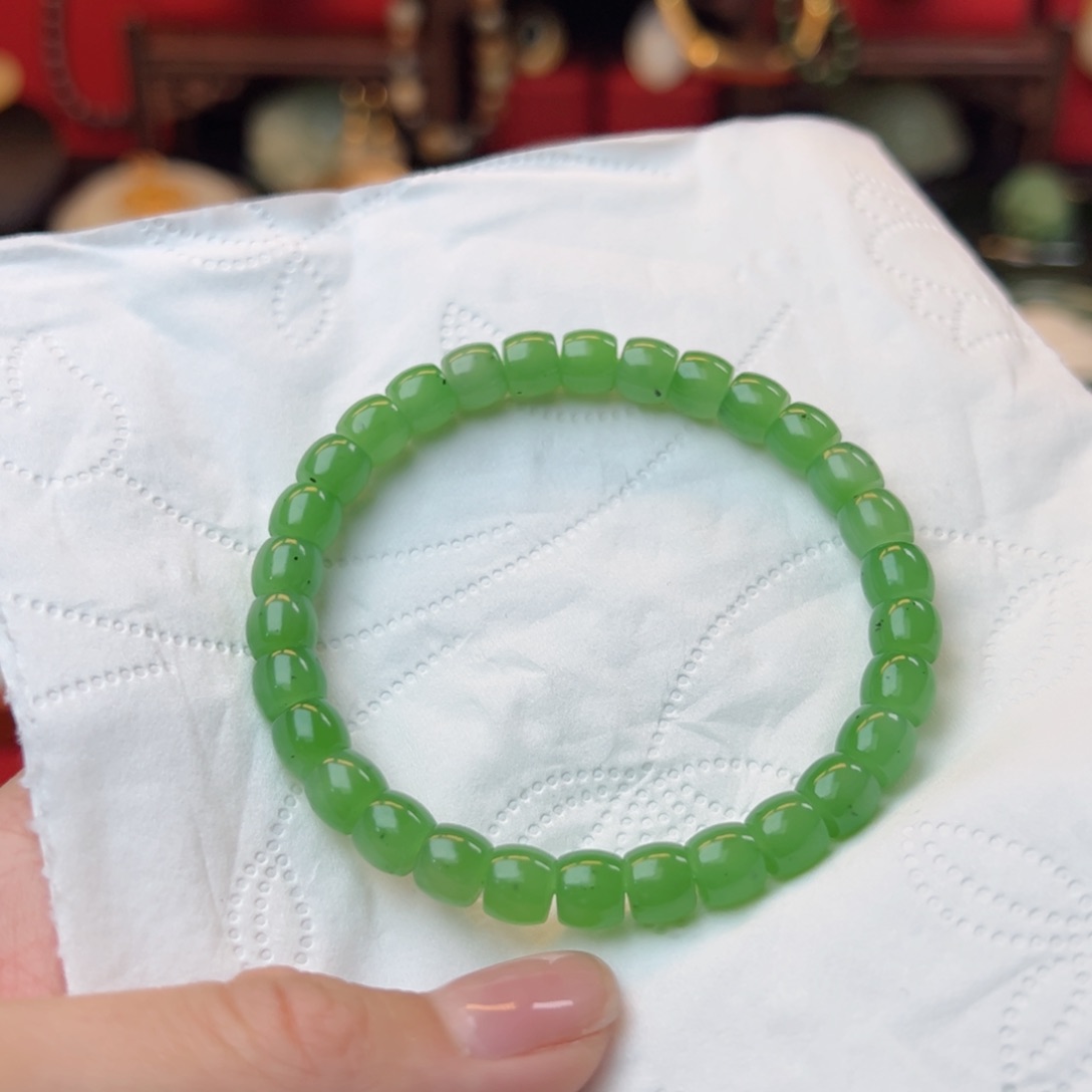 和田玉手串未镶嵌