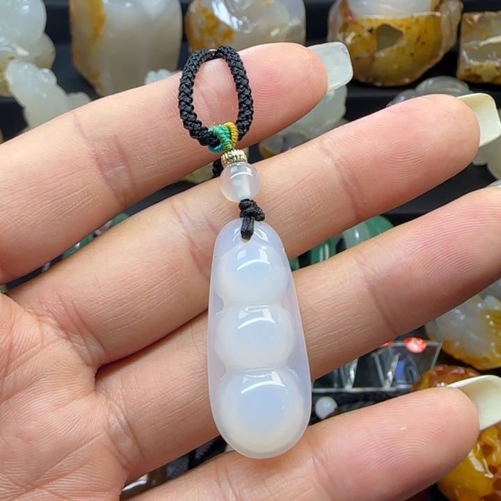 玛瑙/玉髓合金吊坠