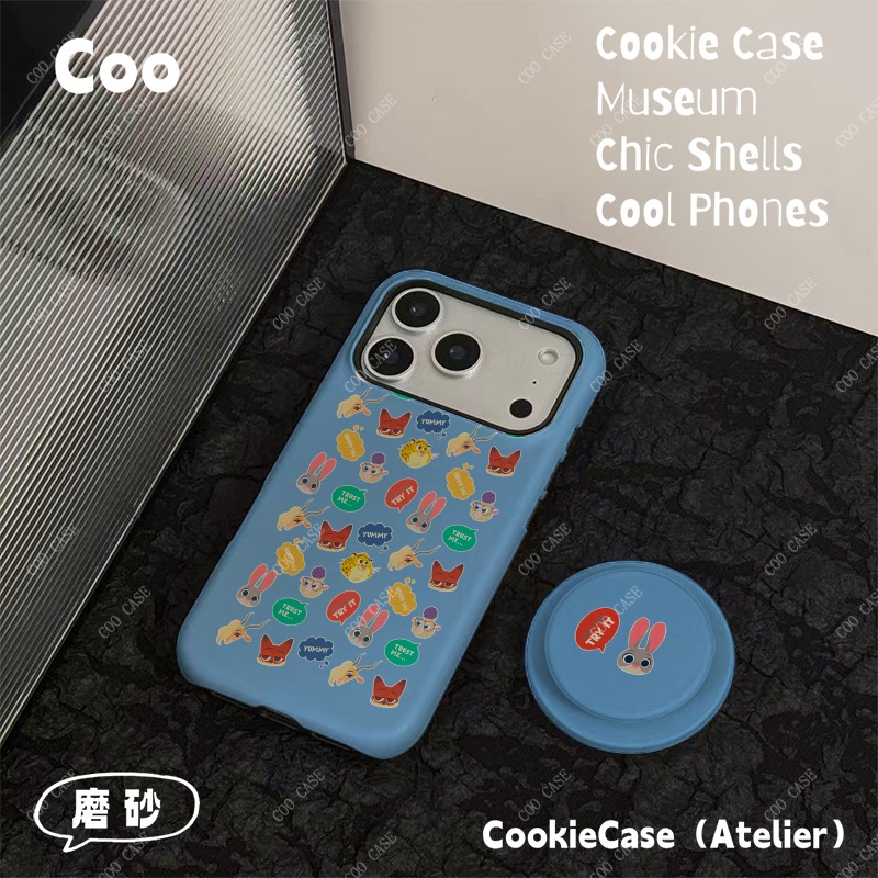 磁吸二合一手机壳适用于苹果17p/16pzootopiA人物贴纸合集创意美