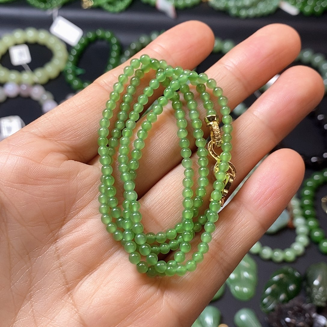 和田玉未镶嵌手链