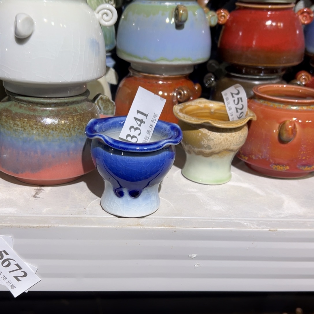 红陶景德镇手工花盆