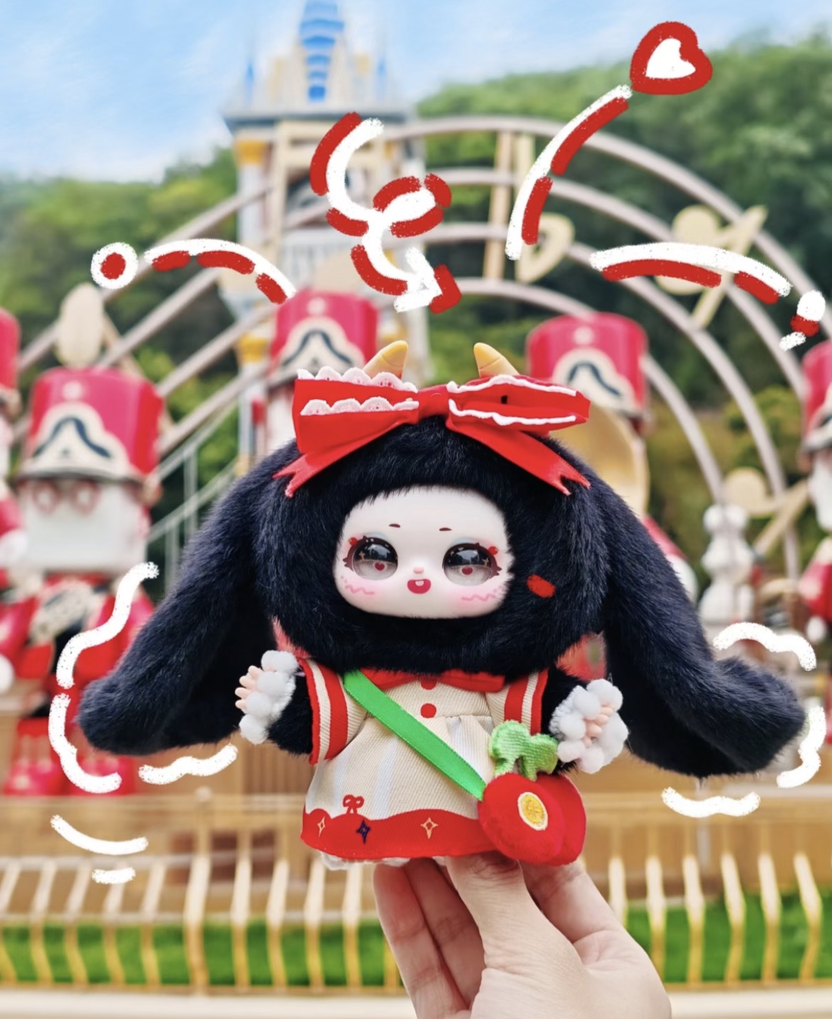 莎玛莉梦幻乐园H毛绒公仔潮玩盲盒摆件礼物女生挂件手办