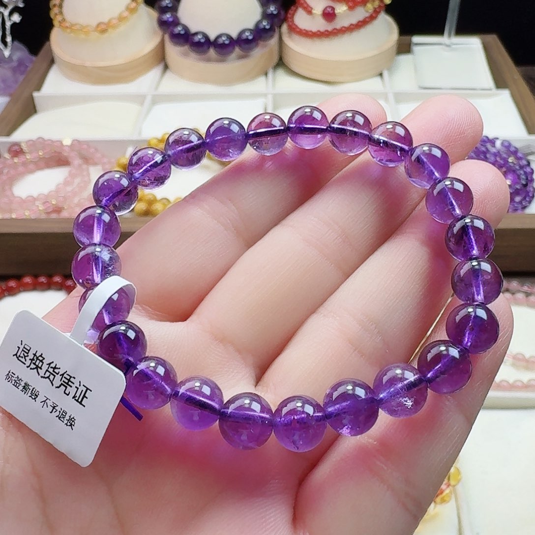 水晶手链未镶嵌紫水晶