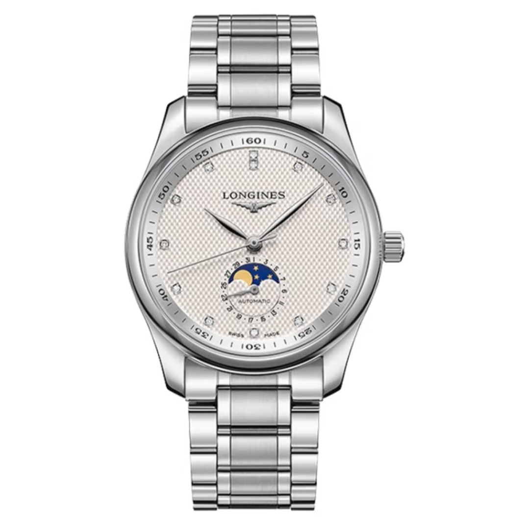 99新 Longines/浪琴 名匠909/40自动机械腕表/瑞士名表经典镂空