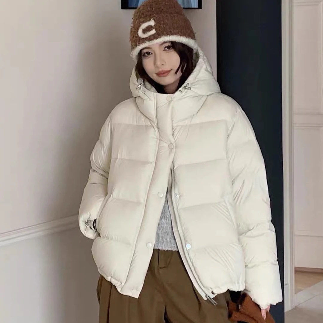 【云云精选】1053 90白鸭绒小个子防风面包羽绒服
