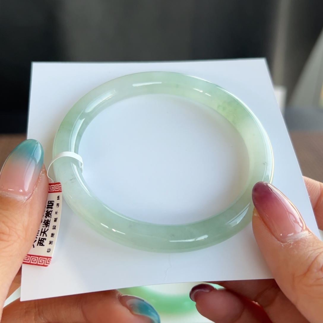 翡翠未镶嵌手镯14号 55.8