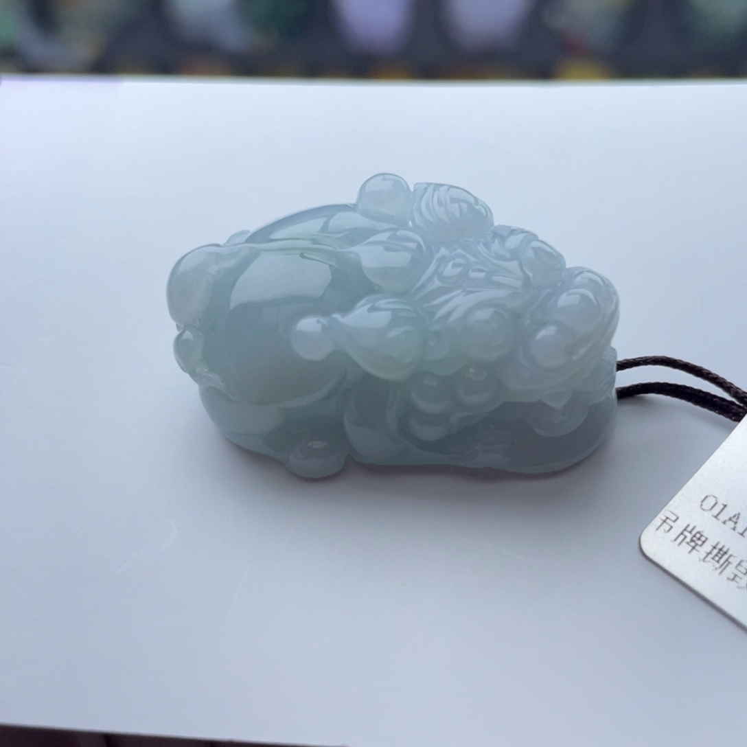 翡翠颈饰未镶嵌貔貅