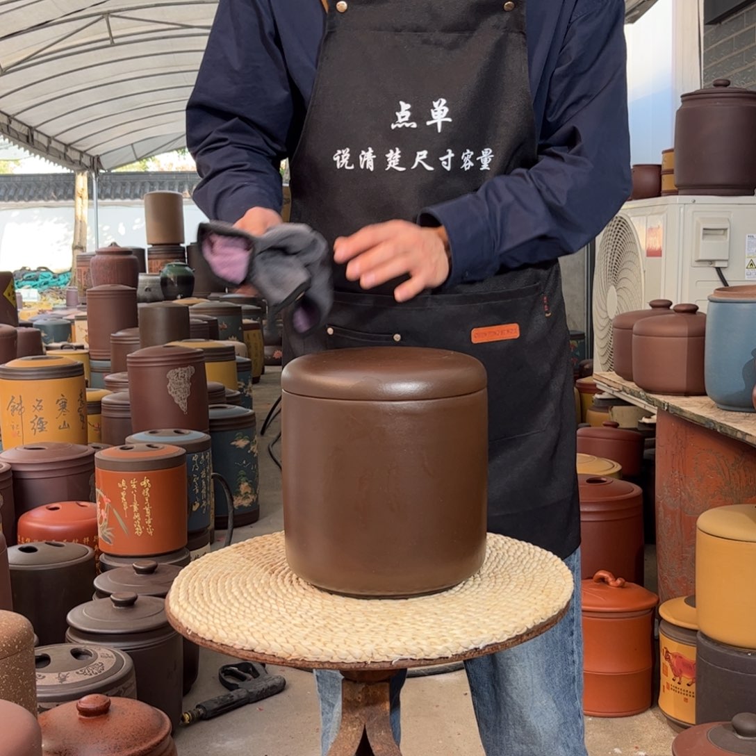 茶叶罐紫砂8 饼茶叶罐