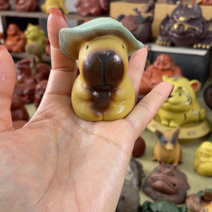 茶宠紫砂紫砂卡皮巴拉