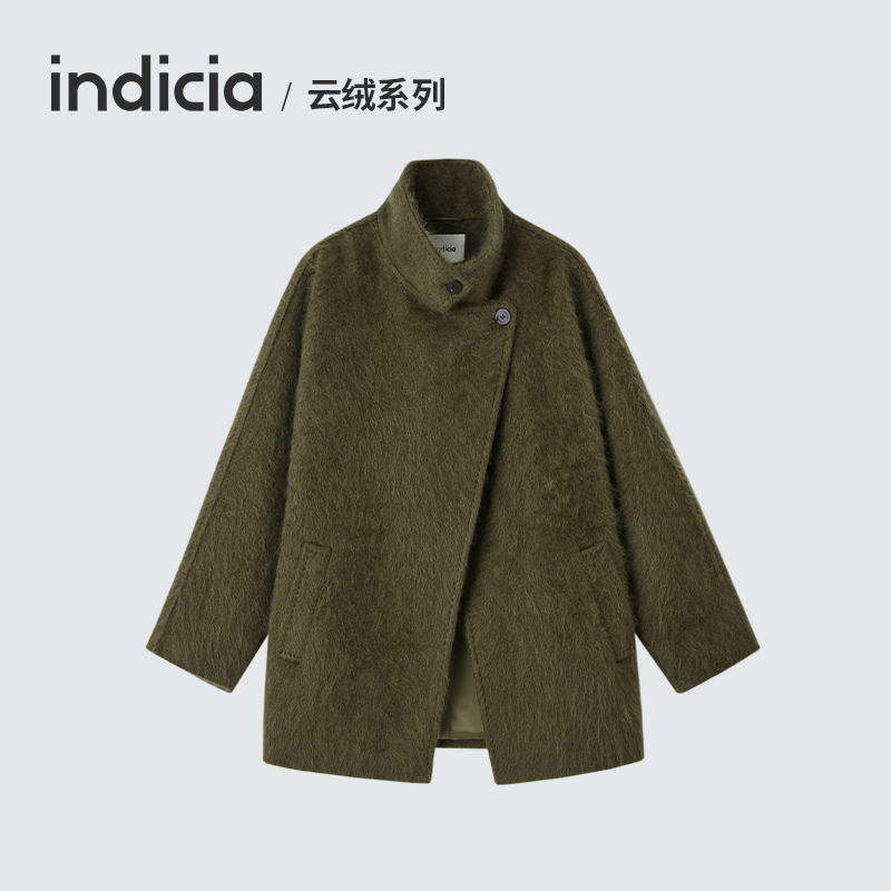 indicia标记商场“云绒”系列新年战袍羊毛大衣F2D5DY703C