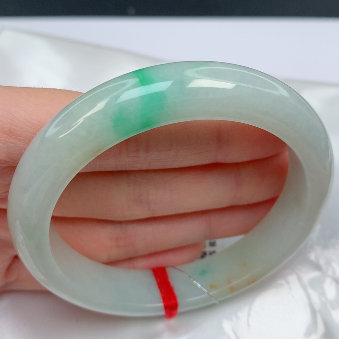 翡翠手镯未镶嵌56.7正圈