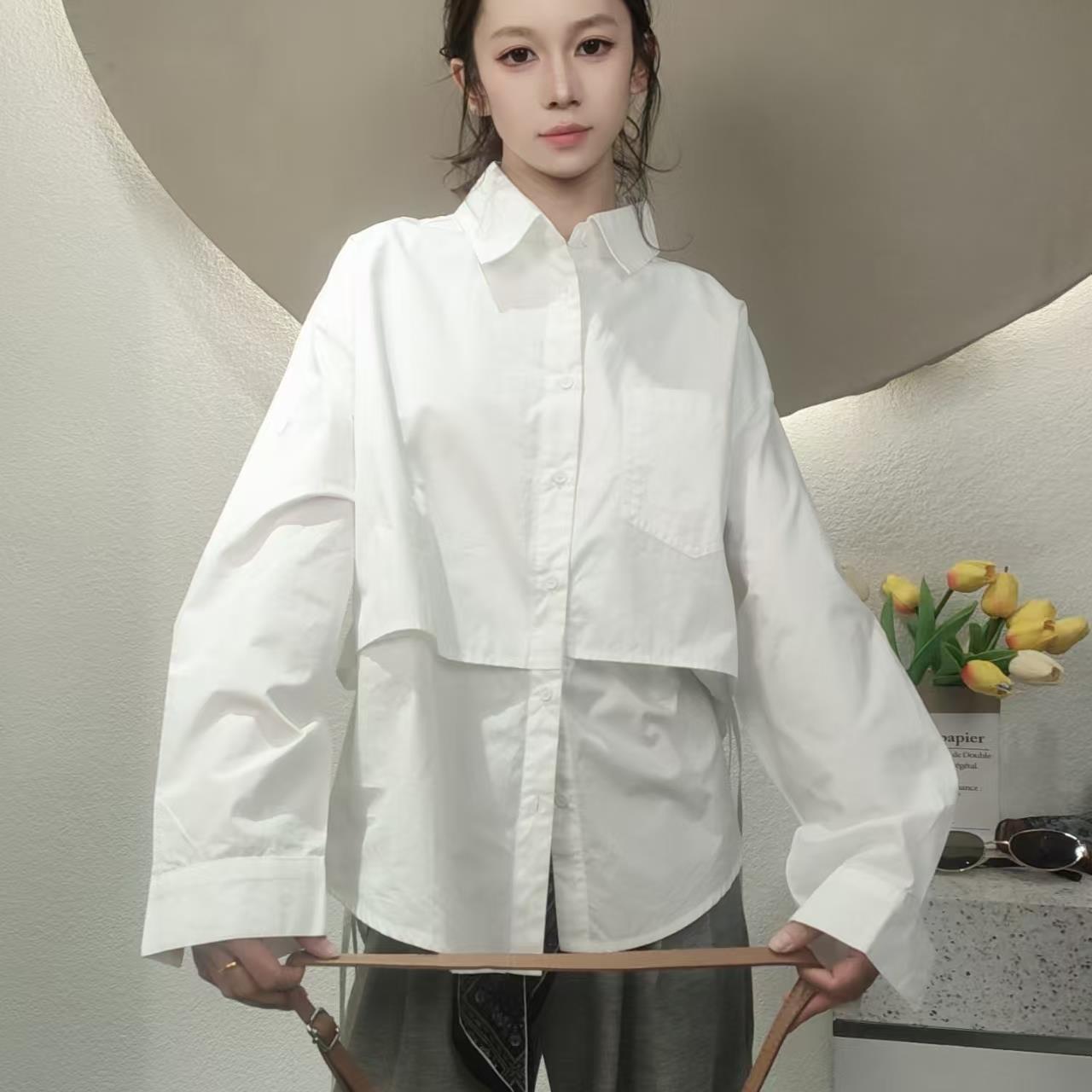 倾涩QINGSE时尚休闲衬衣72411113