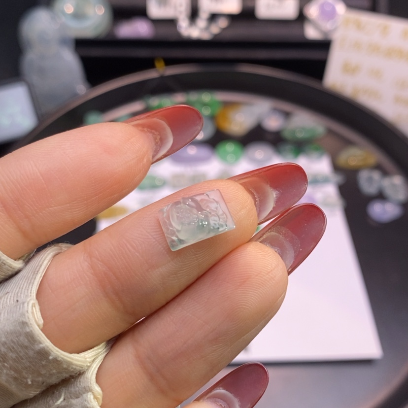 【闪购商品】翡翠挂件未镶嵌花牌