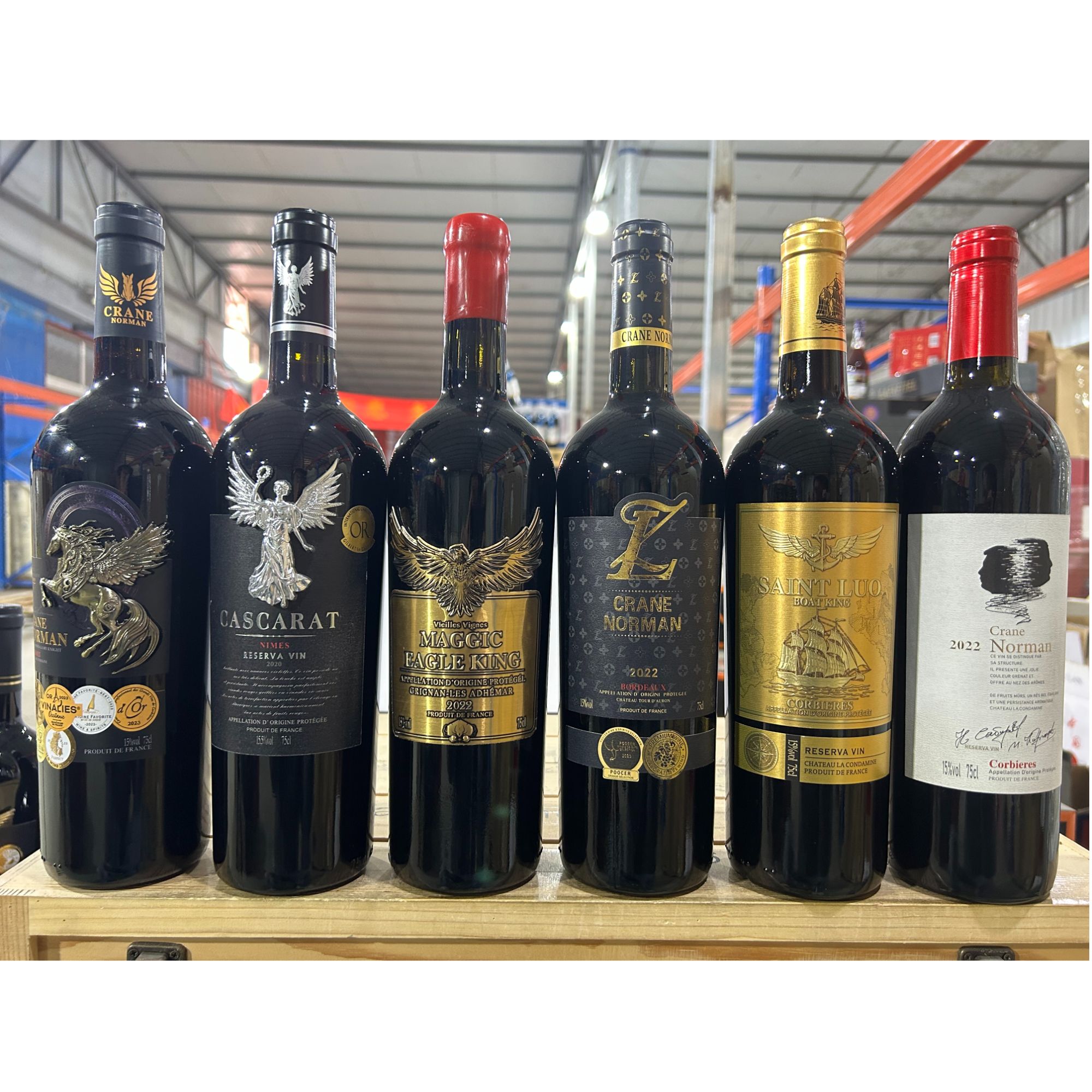 六支高货混搭组合干红葡萄酒6瓶*750ml