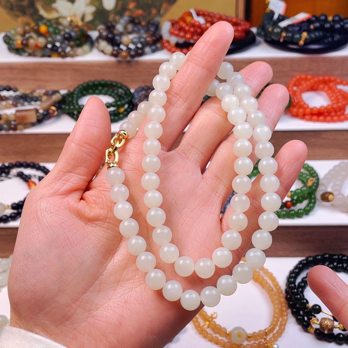 【闪购商品】和田玉手串未镶嵌