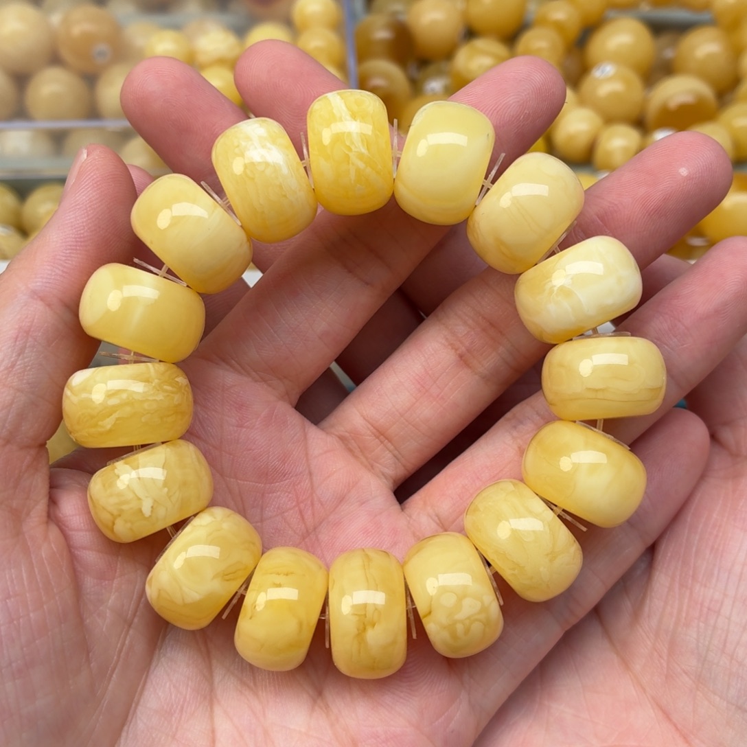 未镶嵌蜜蜡裸石17*11蜜蜡手串