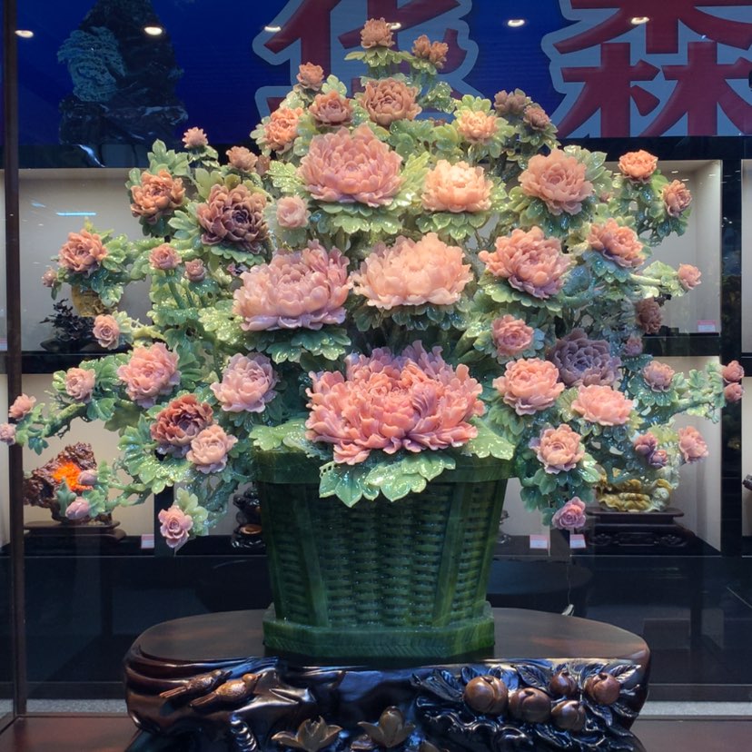 【闪购商品】未镶嵌蛇纹石玉摆件覆膜